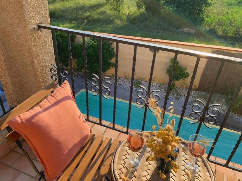 Le Petit Bali Spacieuse Villa Pour 8 Avec Piscine Saint-Cyprien  Exterior foto
