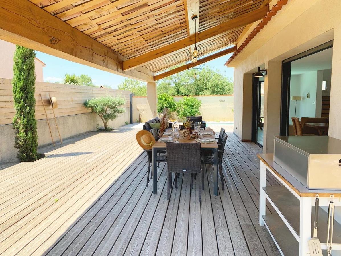 Le Petit Bali Spacieuse Villa Pour 8 Avec Piscine Saint-Cyprien  Exterior foto