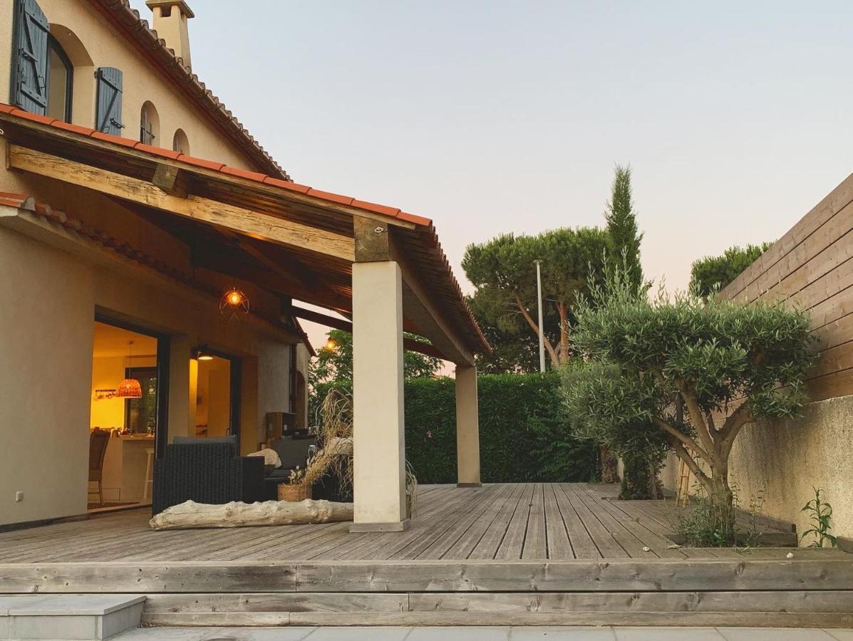 Le Petit Bali Spacieuse Villa Pour 8 Avec Piscine Saint-Cyprien  Exterior foto