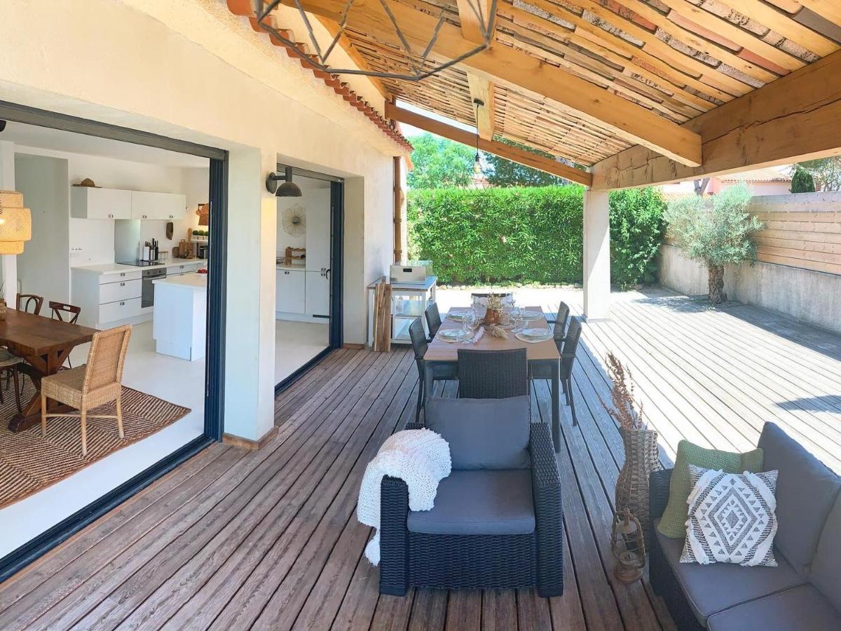 Le Petit Bali Spacieuse Villa Pour 8 Avec Piscine Saint-Cyprien  Exterior foto