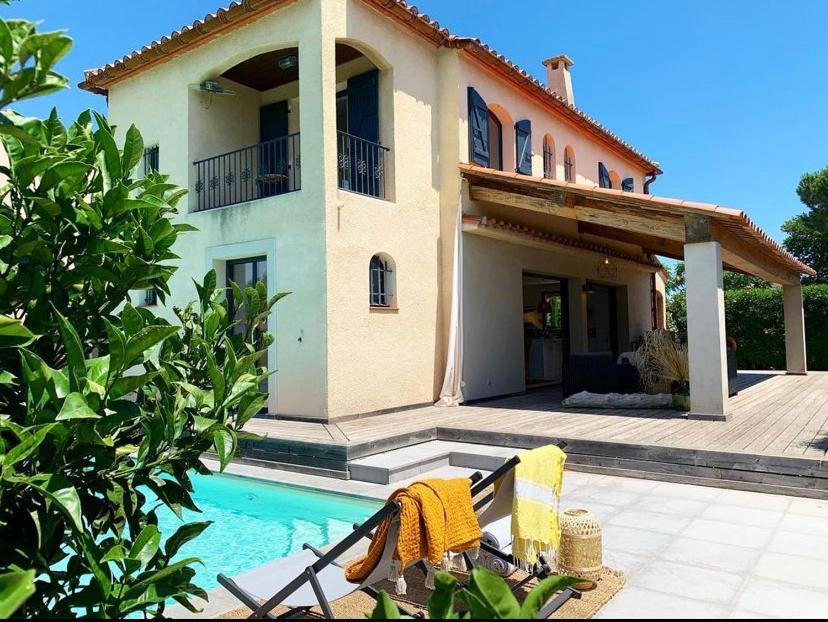 Le Petit Bali Spacieuse Villa Pour 8 Avec Piscine Saint-Cyprien  Exterior foto